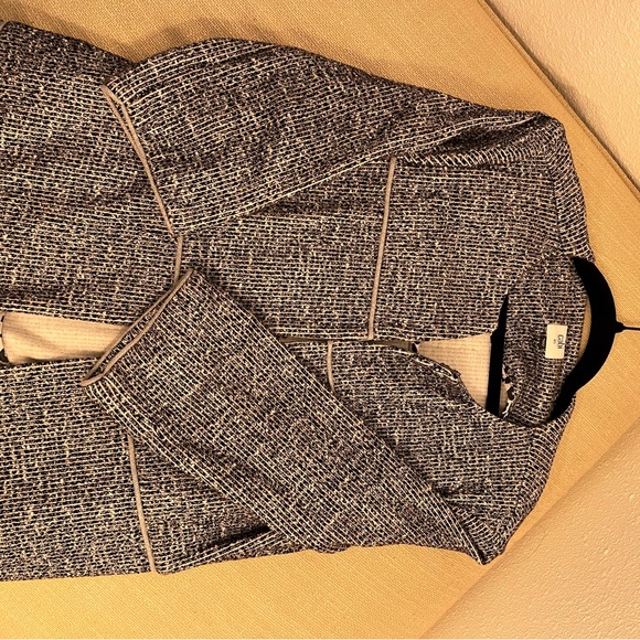 CAbi Jackets & Coats Cabi Black And White Car Coat Poshmark